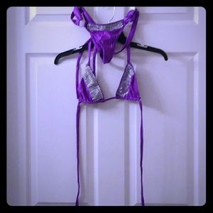 2 pc exotic dancewear bling